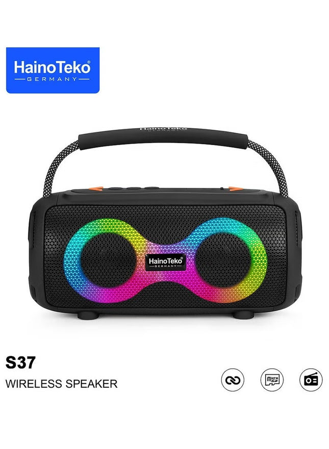 Haino Teko S37 Portable Wireless Speaker - Black