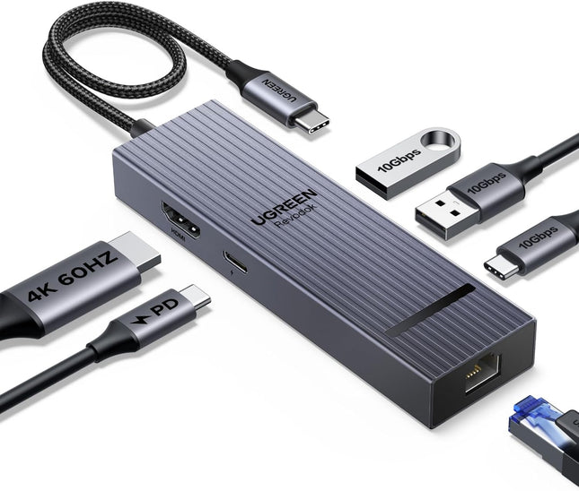 UGREEN Revodok Pro 1061  , 100W PD Charging  6 in 1