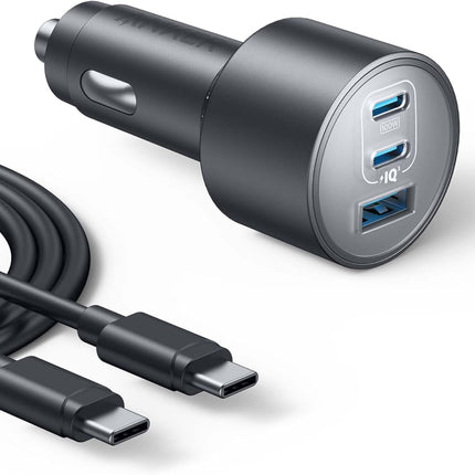 Anker Car Charger, 167.5W Max 3-Port Car Charger