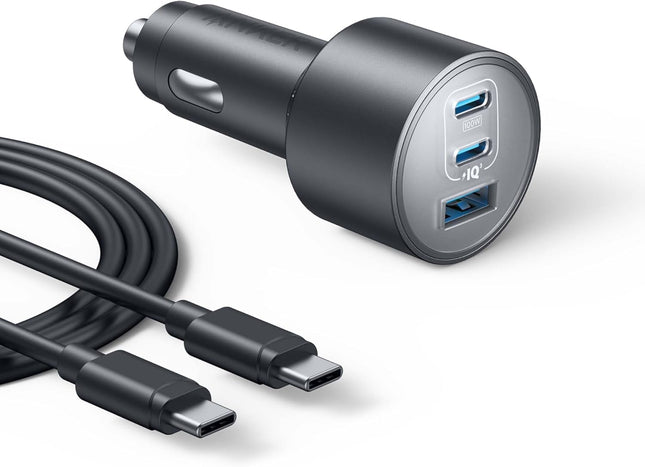 Anker Car Charger, 167.5W Max 3-Port Car Charger