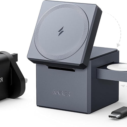 Anker 3-in-1 Cube Compatible with MagSafe - 15W