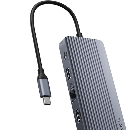 Anker USB C Hub, Dual-Display USB-C Hub (10-in-1),