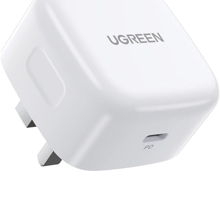 UGREEN iPhone 16 Pro Charger Fast PD 20W USB C Wall Charger Fast Charging Type C .white
