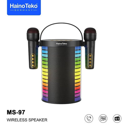 Haino teko MS-97 wireless speaker with wireless 2 mic
