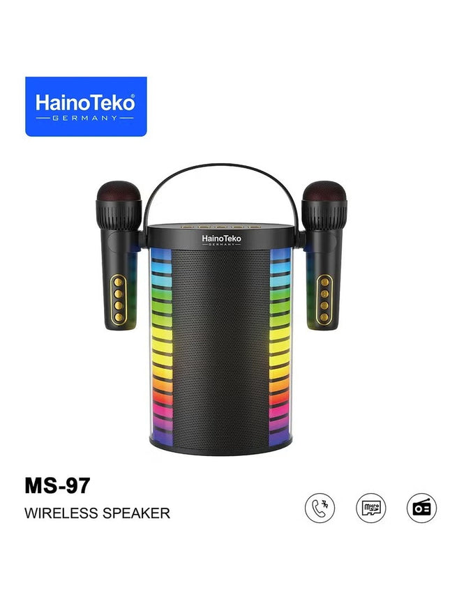 Haino teko MS-97 wireless speaker with wireless 2 mic