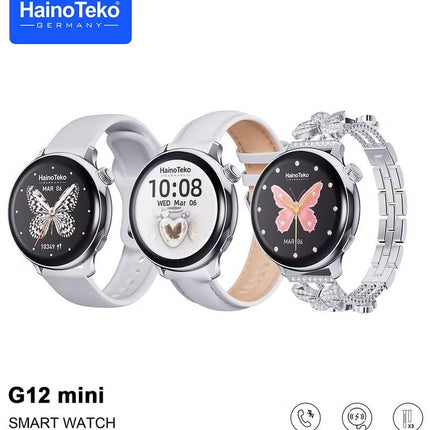 Haino Teko Germany G12 mini Smart Watch For Women Silver