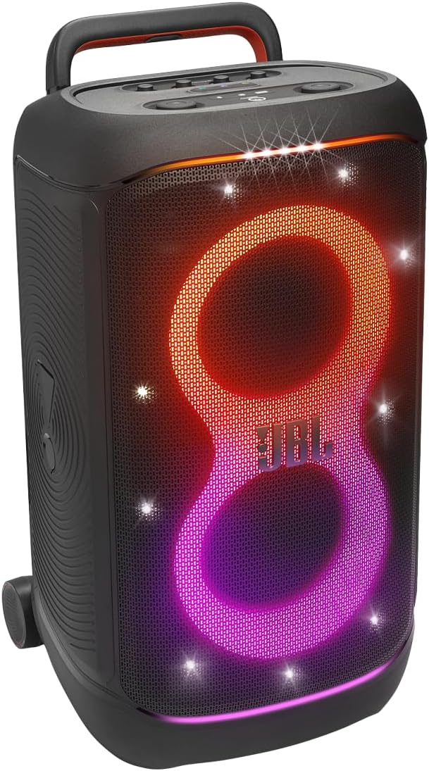 JBL Party Box 520 Portable Bluetooth Party Speaker with AI Sound Boost, 400W