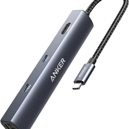 Anker USB C Hub, PowerExpand 6-in-1 USB C PD Ethernet Hub with 65W