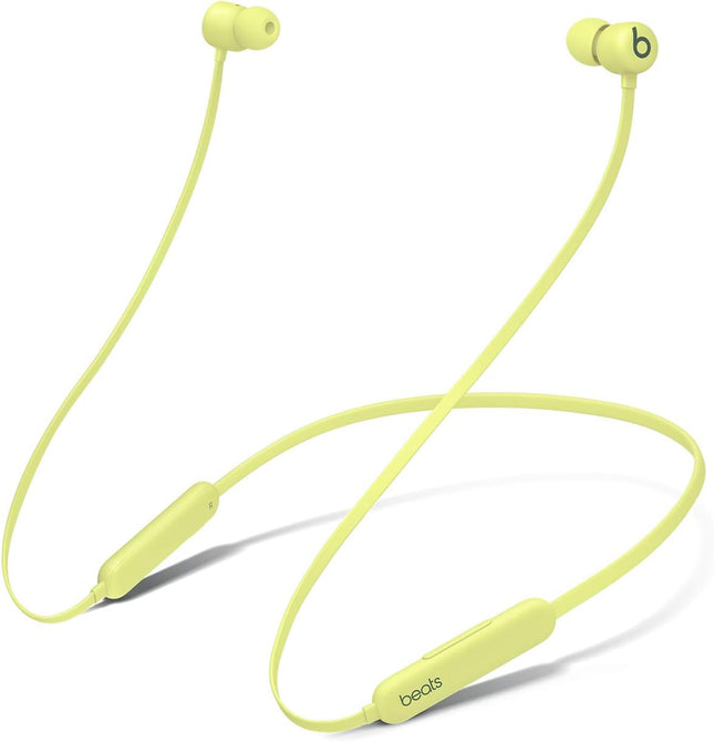 Beats Flex Wireless Neckband Earphones , Magnetic Earbuds, Class 1 Bluetooth  Yellow