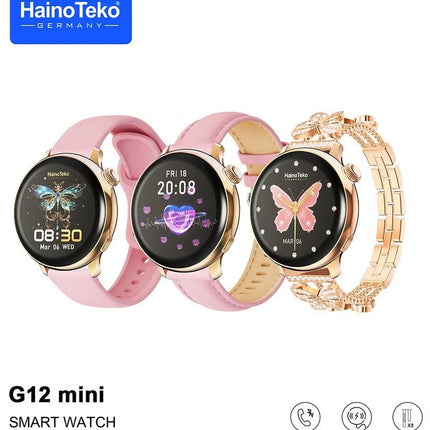 Haino Teko Germany G12 mini Smart Watch For Women Gold
