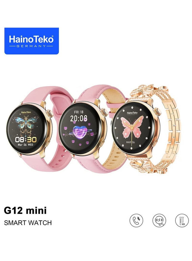 Haino Teko Germany G12 mini Smart Watch For Women Gold