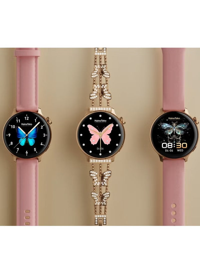 Haino Teko Germany G12 mini Smart Watch For Women Gold