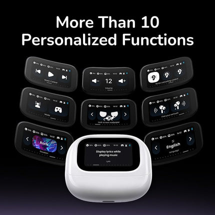 UGREEN Echo Buds Magic, Active Noise Cancelling Earbuds with Fun Smart Display
