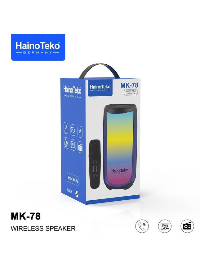Haino Teko Germany MK78 Bluetooth Speaker With Mic Black