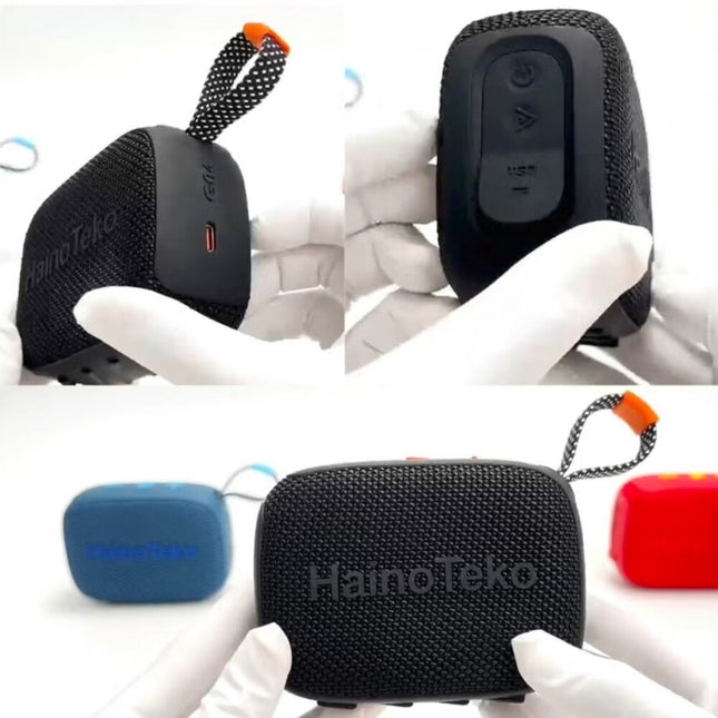 Haino Teko Germany GO 4 Portable Mini Bluetooth Wireless Speaker Blue