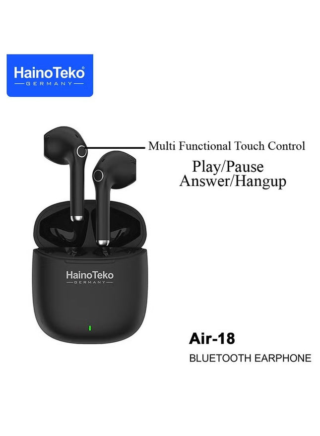 Haino Teko Air 18 True Wireless Earbuds Black