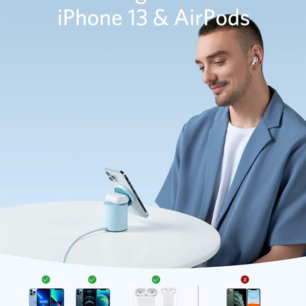 Anker 623 Magnetic Wireless Charger (MagGo), 2-in-1