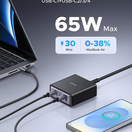 UGREEN Nexode 65W 5-Port USB-C Charging Station