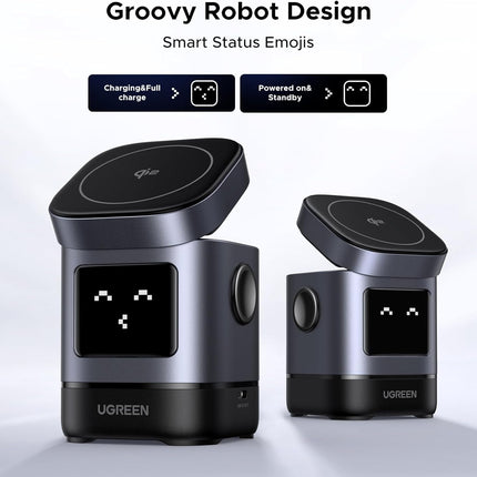 UGREEN 15W Uno Wireless Charger, Qi2 Certified MagSafe Charging