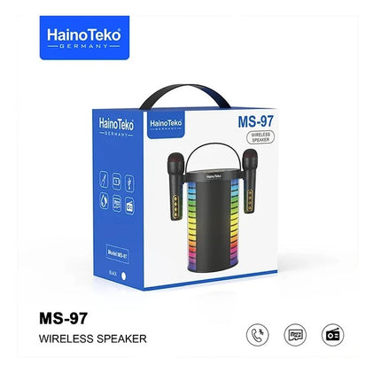 Haino teko MS-97 wireless speaker with wireless 2 mic