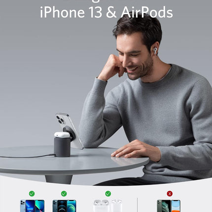 Anker 623 Magnetic Wireless Charger (MagGo), 2-in-1