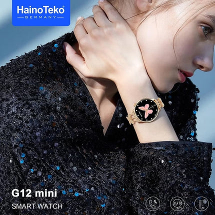 Haino Teko Germany G12 mini Smart Watch For Women Gold
