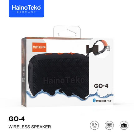 Haino Teko Germany GO 4 Portable Mini Bluetooth Wireless Speaker Blue