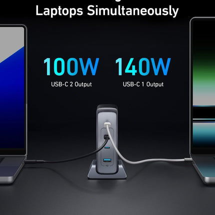 Anker 240W USB C Plug, Prime GaN Charger, 4-Port Fast