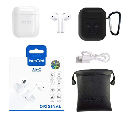 Haino Teko Air 2 Bluetooth Wireless Earbuds for Android & iOS - White