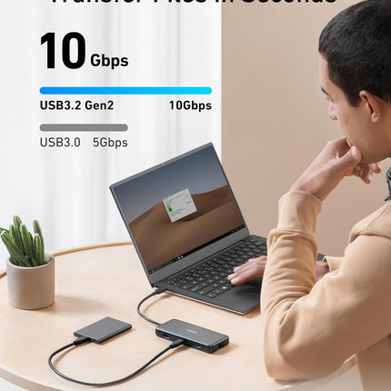 Anker USB C Hub, 555 USB-C Hub (8-in-1), with 100W