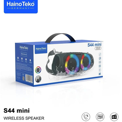 Haino Teko Germany S44 Mini Portable Wireless Bluetooth Speaker Black