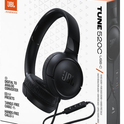 JBL Tune 520C USB-C Wired Headphones
