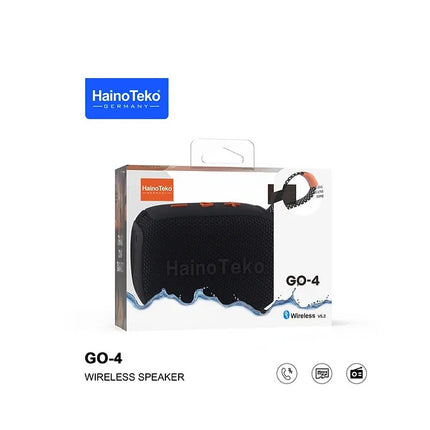 Haino Teko Germany GO 4 Portable Mini Bluetooth Wireless Speaker Red