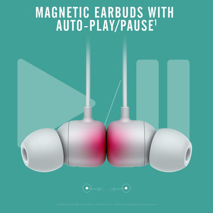 Beats Flex Wireless Neckband Earphones , Magnetic Earbuds, Class 1 Bluetooth  Grey