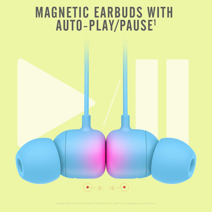 Beats Flex Wireless Neckband Earphones , Magnetic Earbuds, Class 1 Bluetooth  Blue
