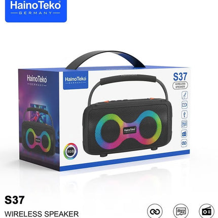 Haino Teko S37 Portable Wireless Speaker - Black