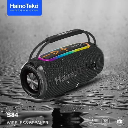 Haino Teko Germany S84 Portable Wireless Bluetooth Speaker Black