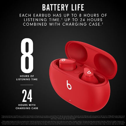Beats Studio Buds True Wireless Noise Cancelling Earphones Active Noise Cancelling Red