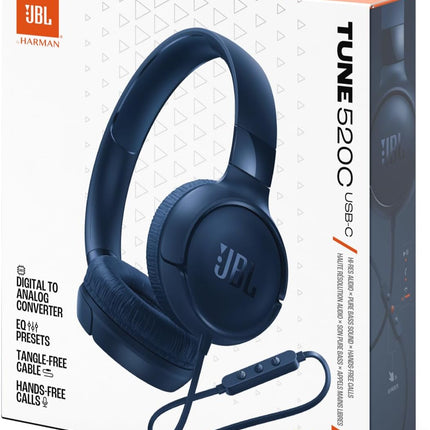JBL Tune 520C USB-C Wired Headphones