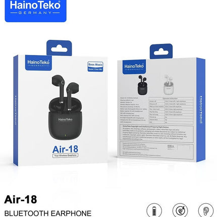 Haino Teko Air 18 True Wireless Earbuds Black