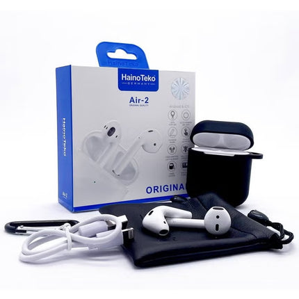 Haino Teko Air 2 Bluetooth Wireless Earbuds for Android & iOS - White
