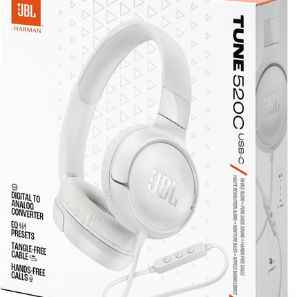 JBL Tune 520C USB-C Wired Headphones