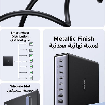 UGREEN Nexode 200W 8-Ports USB C Charging Station