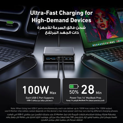 Anker Prime Charger, 200W 6-Port GaN Charging Station