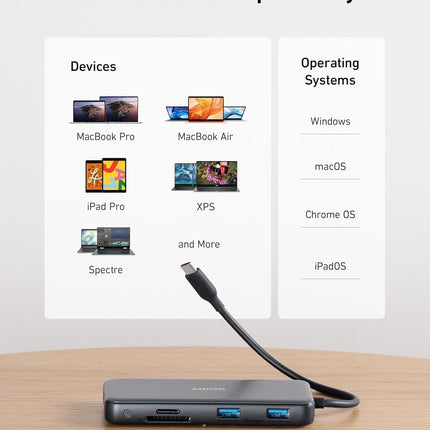 Anker USB C Hub, 555 USB-C Hub (8-in-1), with 100W