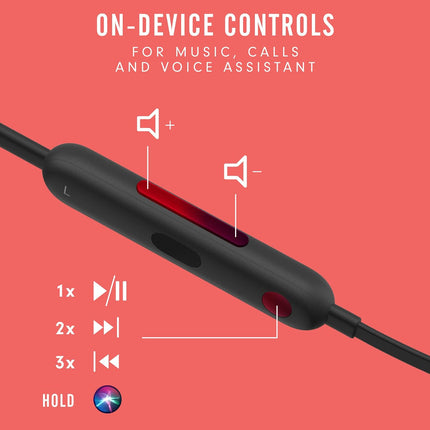 Beats Flex Wireless Neckband Earphones , Magnetic Earbuds, Class 1 Bluetooth  Black