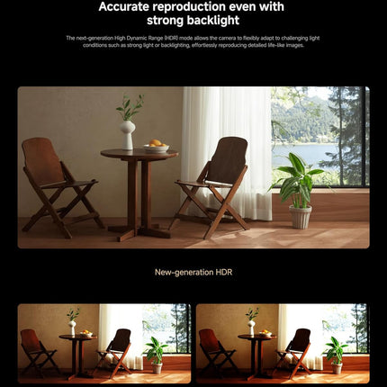 Xiaomi Smart Camera C700 resolution of 3840x2160 for detailed 4K images