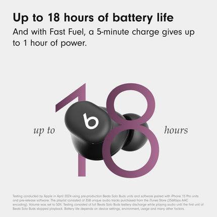 Beats Solo Buds — Wireless Bluetooth Earbuds Matt Black