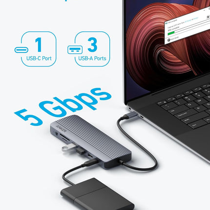 Anker USB C Hub, Triple Display USB-C Hub (14-in-1)