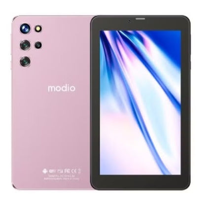 modio M12 7 Inch HD IPS Display Dual SIM Support 6GB RAM 256GB 5G PINK Tablet